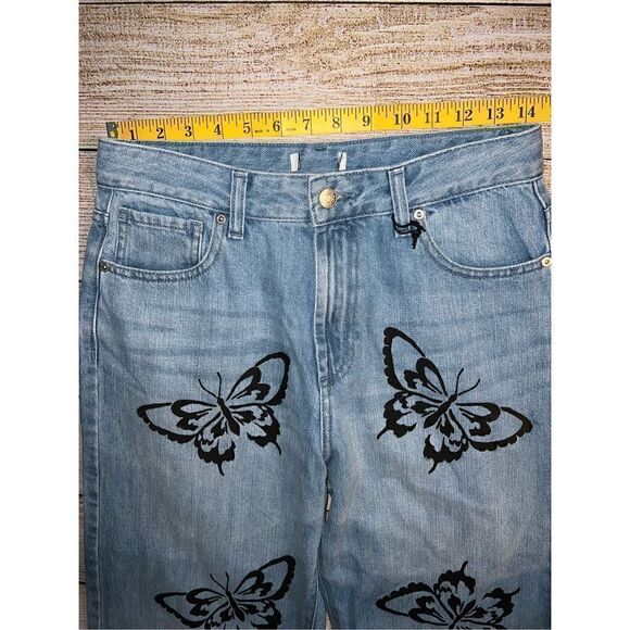 Forever 21 Butterfly Graphic Jeans (Sz 27) - Picture 8 of 11